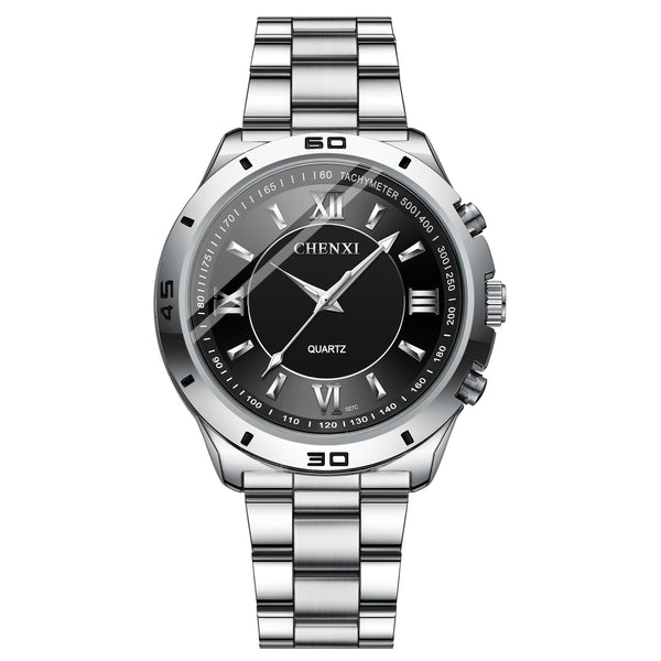 Biznesowy zegarek dla par ze stalowym paskiem W28CX8027C