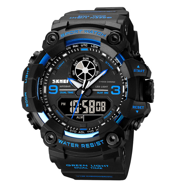 Elektronische Outdoor-Armbanduhr für Herren mit großem Zifferblatt W2318818