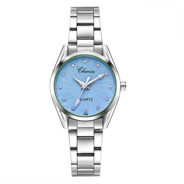 Stylish diamond set compact women's watch W28CX8006M