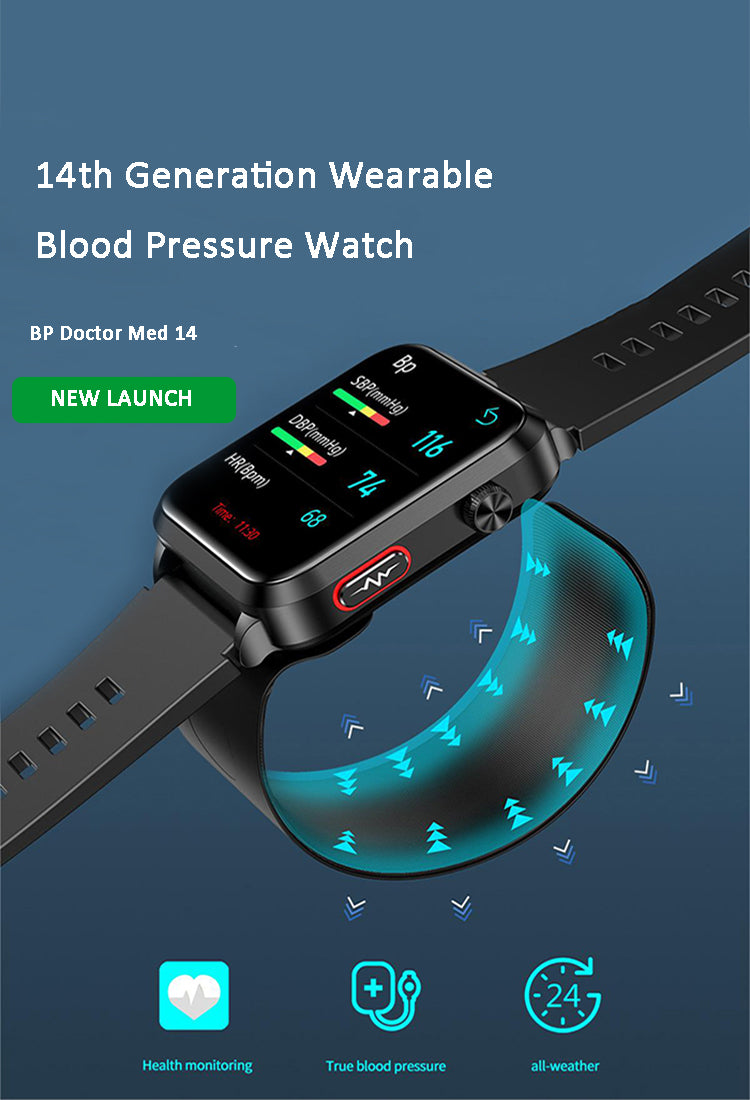 CardioSense Precision Blood Pressure Watch, Blood Glucose and ECG Watch -  VystaMed