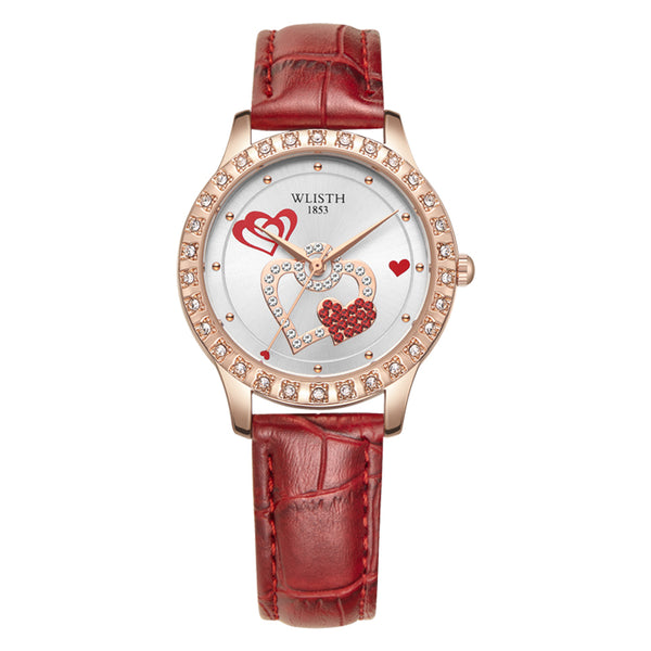 leather strap watches for women