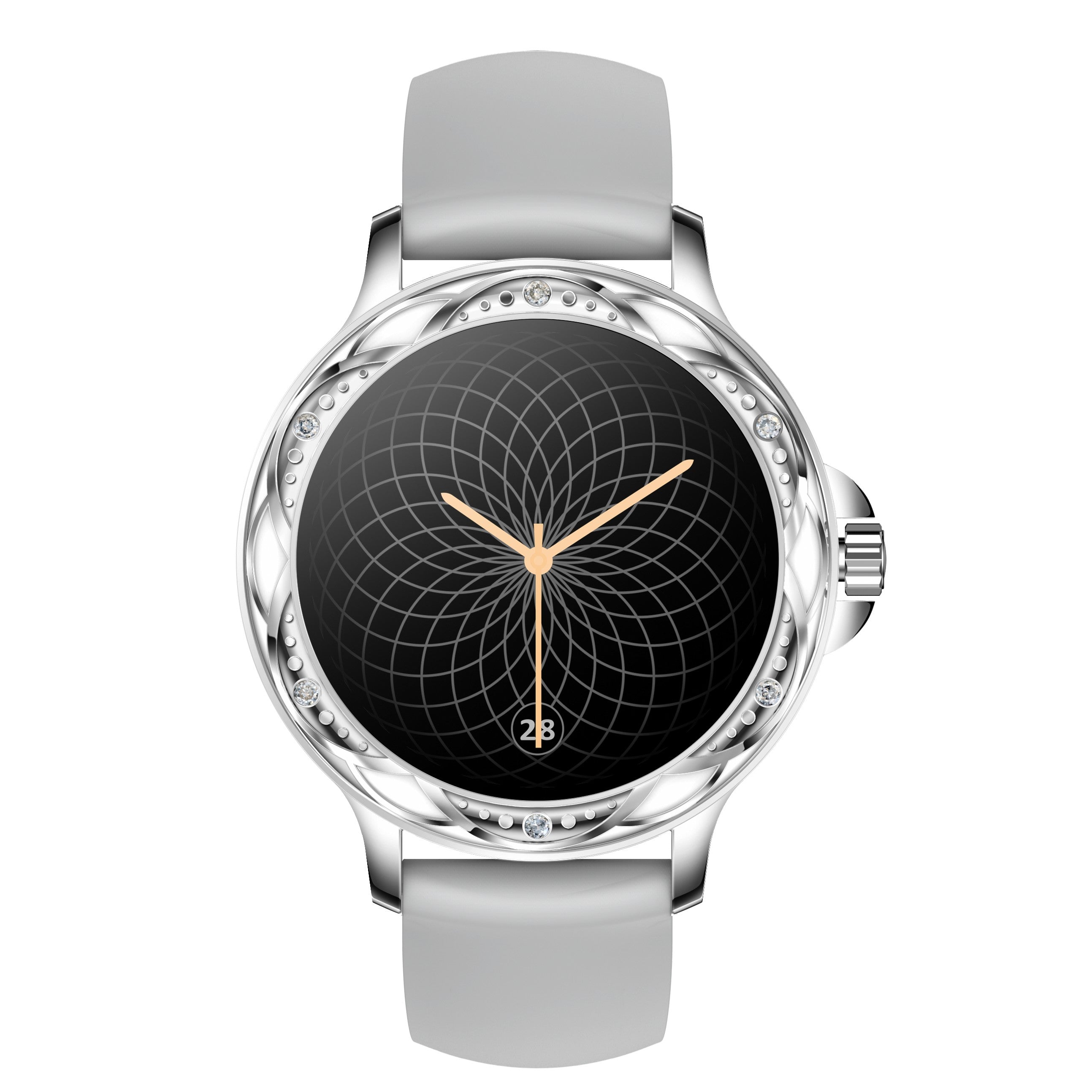 Inteligentny zegarek damski w kolorze różowego złota Zegarek zdrowotny W03CF812