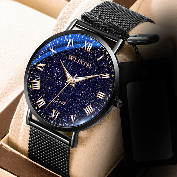 Męski zegarek gwiazda ze stalowym paskiem W11S8549