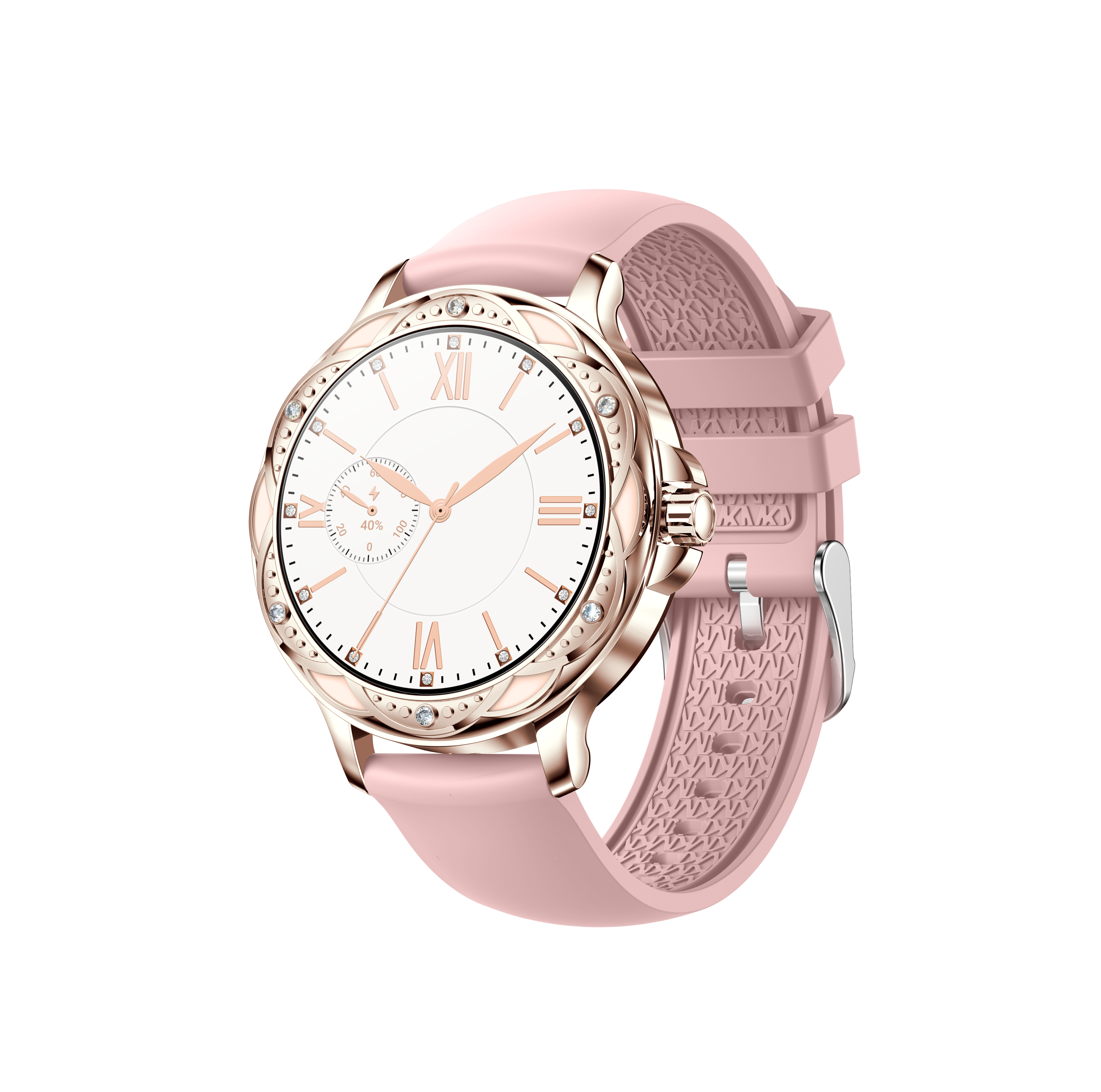 Lady Rose Gold Smart Watch Health Watch W03CF812